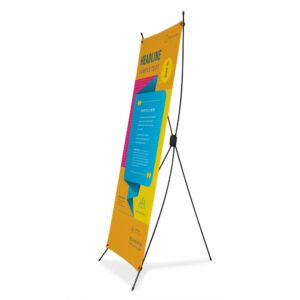 X-Style Collapsible Banner Stands 23"x63"
